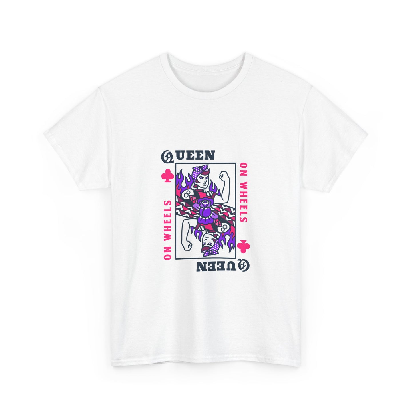 Queen on Wheels - katoenen T -shirt