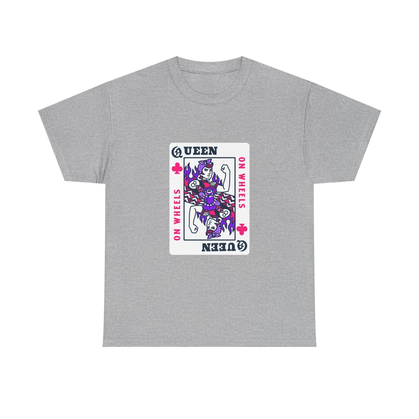 Queen on Wheels - katoenen T -shirt