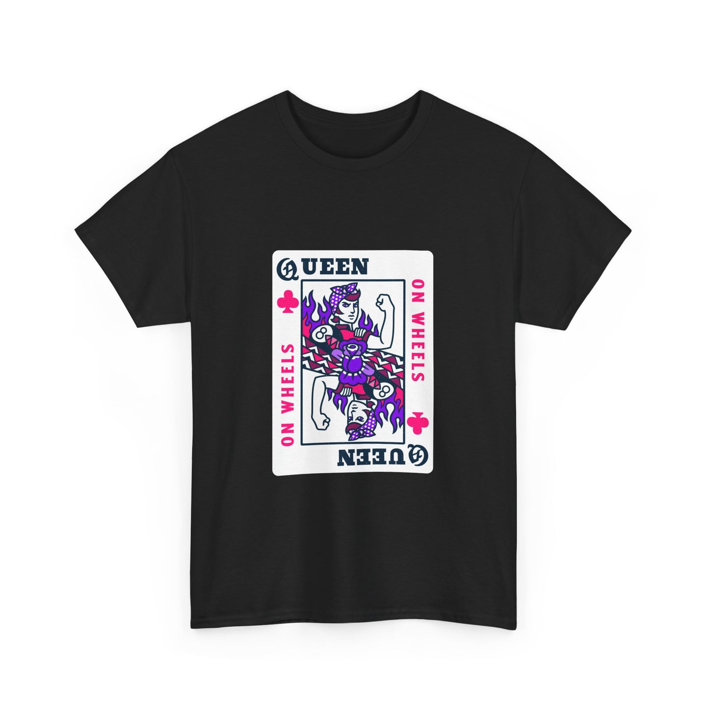 Queen on Wheels - katoenen T -shirt