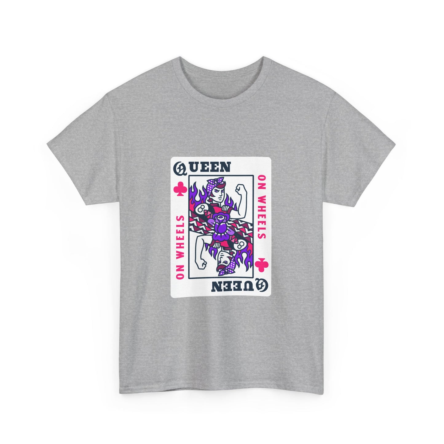 Queen on Wheels - katoenen T -shirt