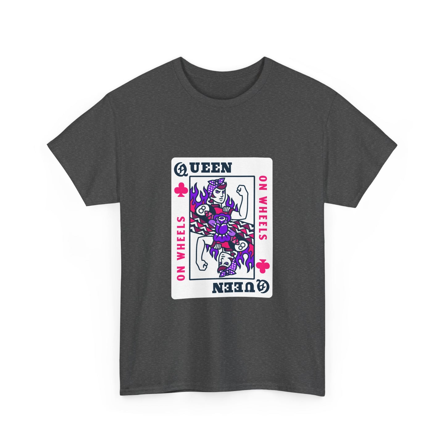 Queen on Wheels - katoenen T -shirt