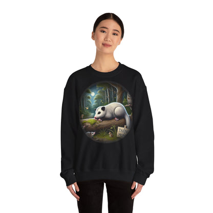 "Pausey the Stopossum" Unisex Heavy Blend ™ Crewneck sweatshirt