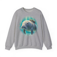 "Marina the Hitch-a-Ride Dugong" Crewneck Sweatshirt - Unisex Heavy Blend™