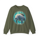 "Marina the Hitch-a-Ride Dugong" Crewneck Sweatshirt - Unisex Heavy Blend™