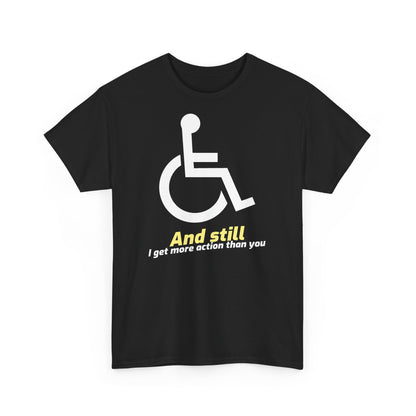 Ik krijg nog steeds meer actie dan jij