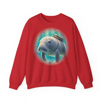 "Marina the Hitch-a-Ride Dugong" Crewneck Sweatshirt - Unisex Heavy Blend™