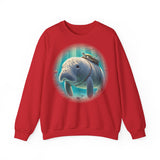 "Marina the Hitch-a-Ride Dugong" Crewneck Sweatshirt - Unisex Heavy Blend™