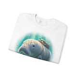 "Marina the Hitch-a-Ride Dugong" Crewneck Sweatshirt - Unisex Heavy Blend™