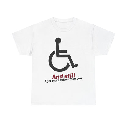 Ik krijg nog steeds meer actie dan jij