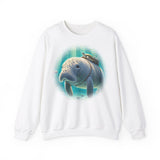 "Marina the Hitch-a-Ride Dugong" Crewneck Sweatshirt - Unisex Heavy Blend™