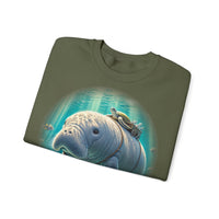 "Marina the Hitch-a-Ride Dugong" Crewneck Sweatshirt - Unisex Heavy Blend™