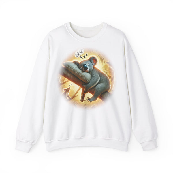 "Kozzie the Koala-fied Napper" Sweatshirt | Unisex Heavy Blend™ Crewneck