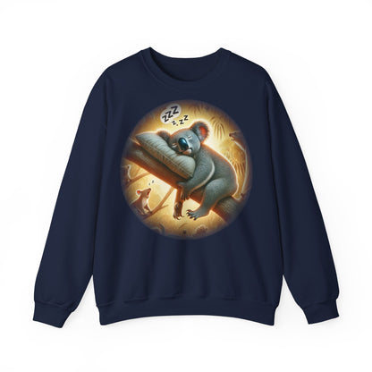 "Kozzie the Koala-Fied Napper" Sweatshirt | Unisex Heavy Blend ™ Crewneck