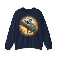 "Kozzie the Koala-fied Napper" Sweatshirt | Unisex Heavy Blend™ Crewneck