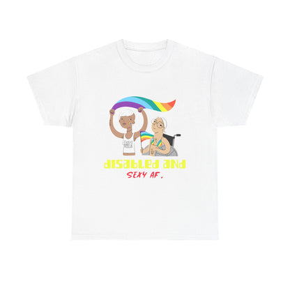 Gehandicapt en sexy - katoen T -shirt
