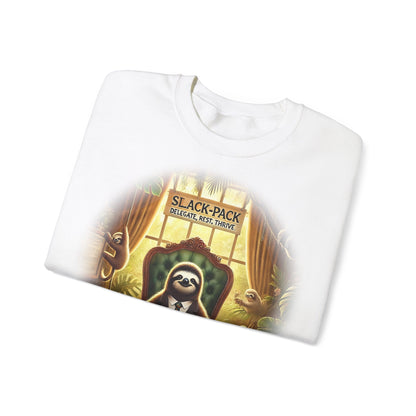 Slanke afgevaardigde luiaard Crewneck sweatshirt - perfect voor ontspannen dagen