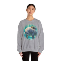 "Marina the Hitch-a-Ride Dugong" Crewneck Sweatshirt - Unisex Heavy Blend™