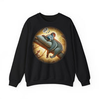 "Kozzie the Koala-fied Napper" Sweatshirt | Unisex Heavy Blend™ Crewneck