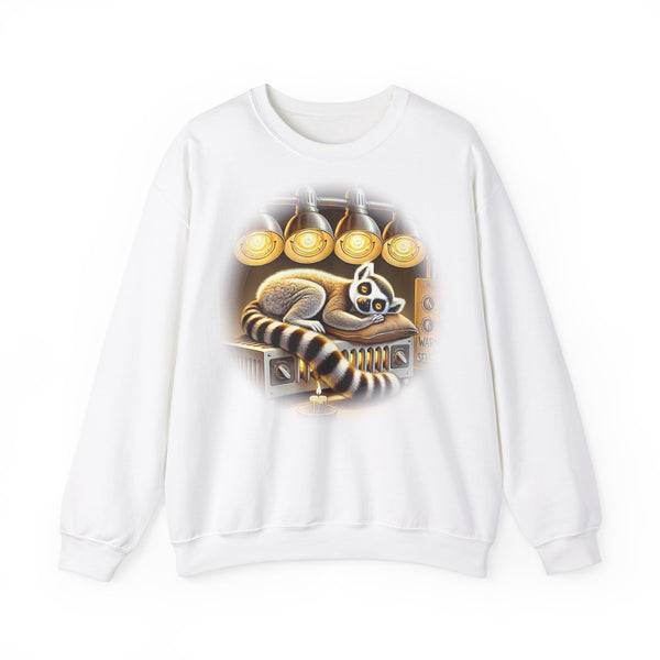 "Lolly the Lazy Lemur" Unisex Heavy Blend™ Crewneck Sweatshirt