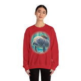 "Marina the Hitch-a-Ride Dugong" Crewneck Sweatshirt - Unisex Heavy Blend™